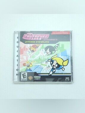 Powerpuff Girls Princess Snorebucks Learning Challenge #2 2003 PC Mac CD Rom